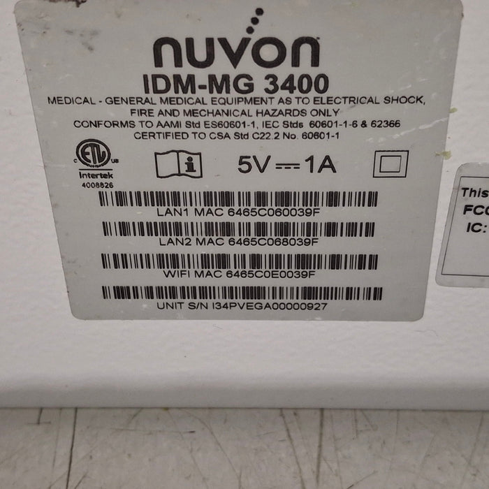 NUVON IDM-MG 3400 Electronic System