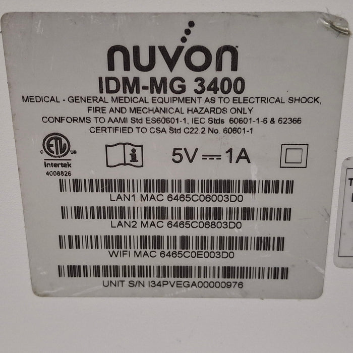 NUVON IDM-MG 3400 Electronic System