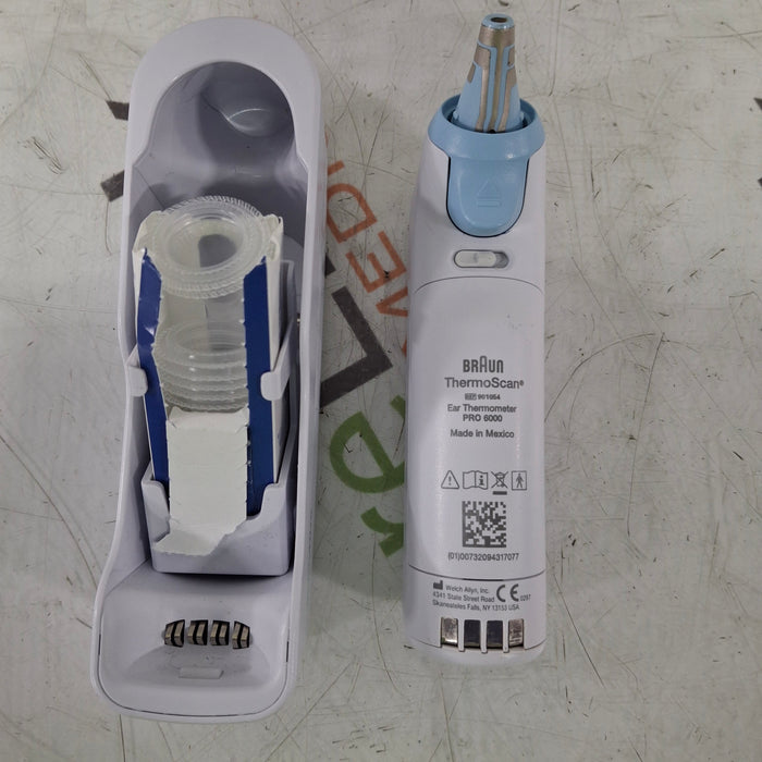 Welch Allyn Welch Allyn Braun ThermoScan PRO 6000 Ear Thermometer Diagnostic Exam Equipment reLink Medical