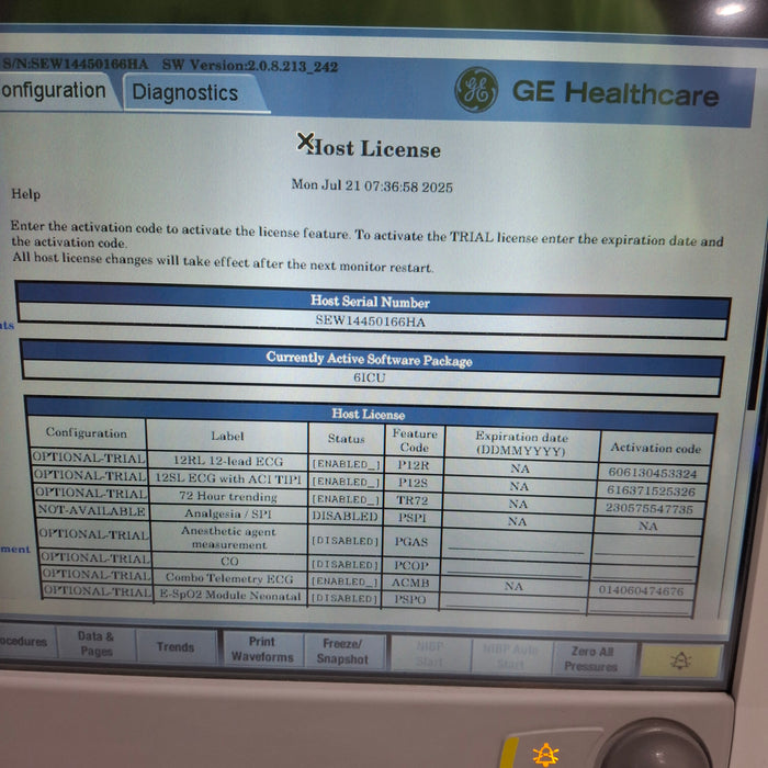 GE Healthcare GE Healthcare Carescape B650 Critical Care Patient Monitor Patient Monitors reLink Medical