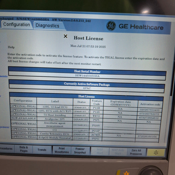 GE Healthcare GE Healthcare Carescape B650 Post Anesthesia Care Patient Monitor Patient Monitors reLink Medical