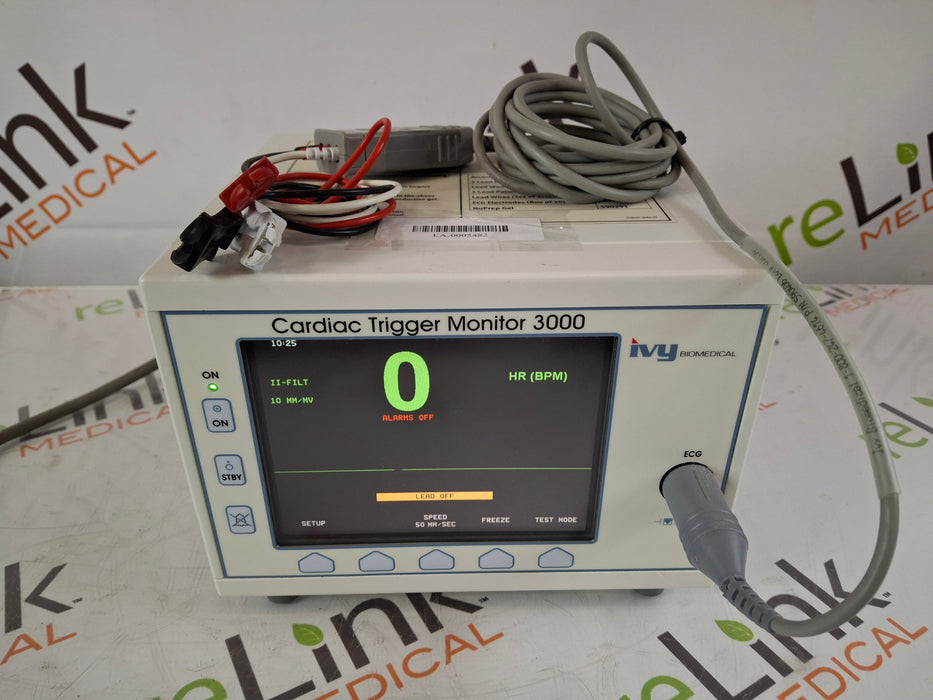 Ivy Biomedical Cardiac Trigger 3000 Patient Monitor