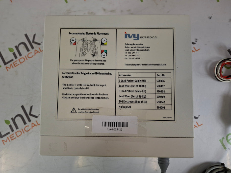 Ivy Biomedical Cardiac Trigger 3000 Patient Monitor