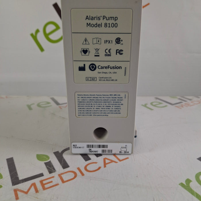 CareFusion CareFusion Alaris 8100 LVP Infusion Pump Module Infusion Pump reLink Medical