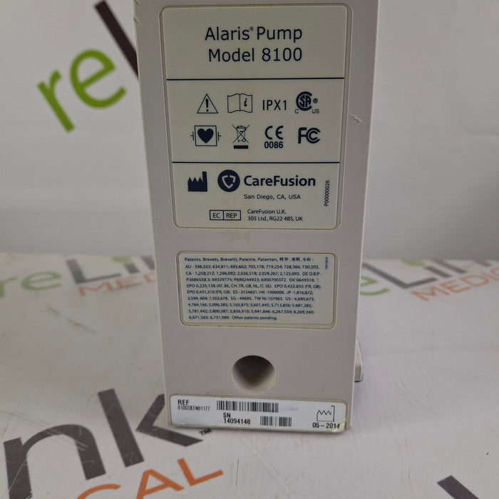 CareFusion CareFusion Alaris 8100 LVP Infusion Pump Module Infusion Pump reLink Medical