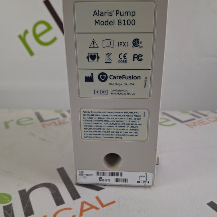 CareFusion CareFusion Alaris 8100 LVP Infusion Pump Module Infusion Pump reLink Medical
