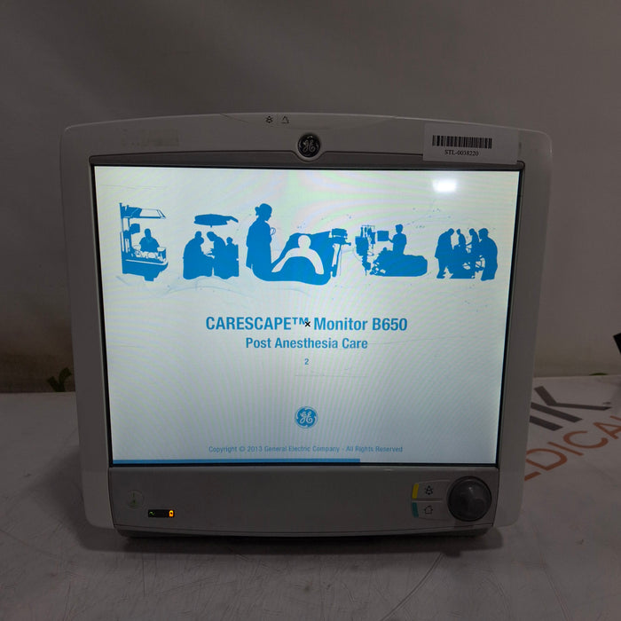 GE Healthcare GE Healthcare Carescape B650 Post Anesthesia Care Patient Monitor Patient Monitors reLink Medical