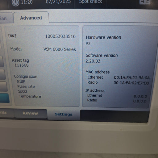 Welch Allyn Welch Allyn Connex 6800 68NXTX - Nellcor SpO2, SureTemp Vital Signs Monitor Patient Monitors reLink Medical