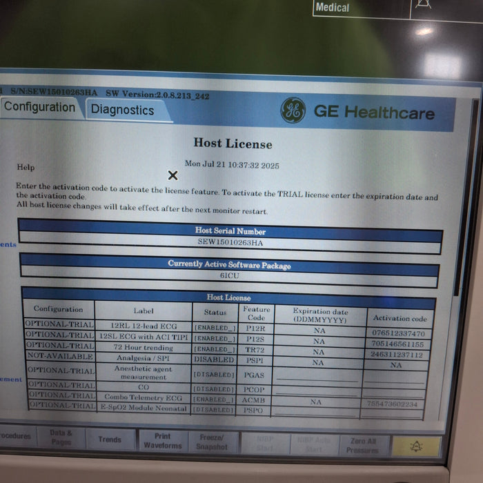 GE Healthcare GE Healthcare Carescape B650 Critical Care Patient Monitor Patient Monitors reLink Medical