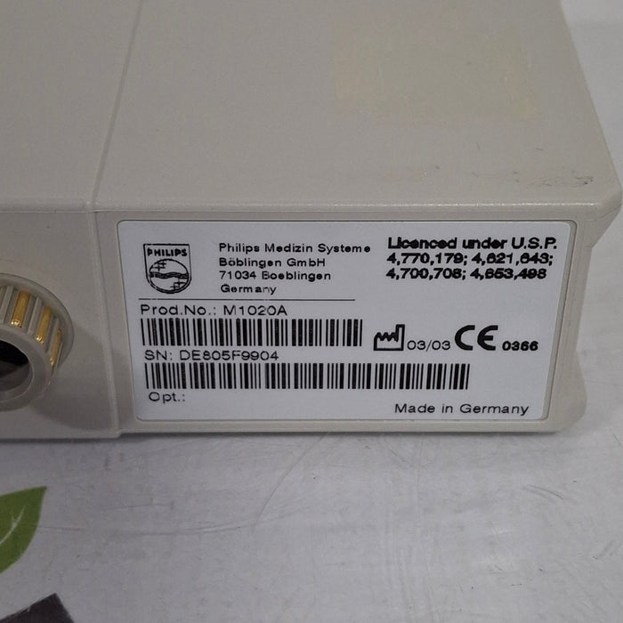 Hewlett Packard M1020A SpO2/PLETH Single Parameter Module