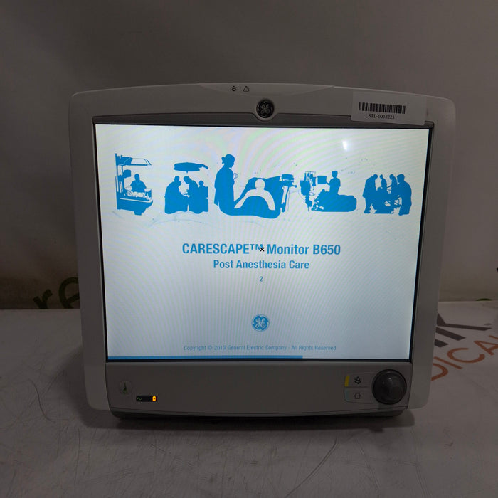 GE Healthcare GE Healthcare Carescape B650 Post Anesthesia Care Patient Monitor Patient Monitors reLink Medical