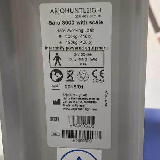 Arjo Arjo Sara 3000 Patient Lift Beds & Stretchers reLink Medical