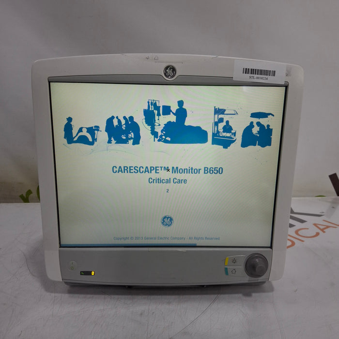 GE Healthcare GE Healthcare Carescape B650 Critical Care Patient Monitor Patient Monitors reLink Medical