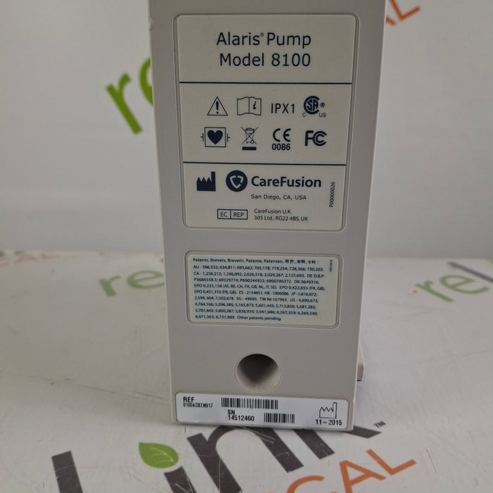 CareFusion CareFusion Alaris 8100 LVP Infusion Pump Module Infusion Pump reLink Medical