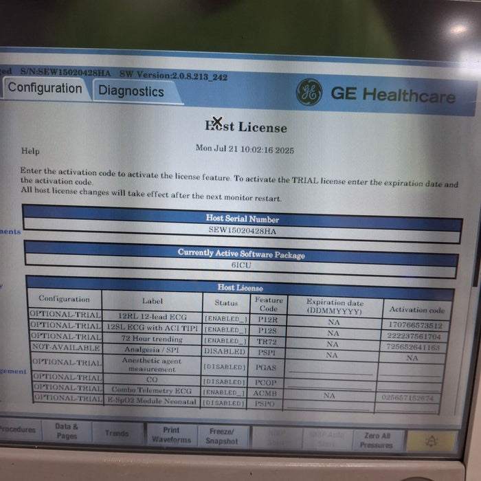 GE Healthcare GE Healthcare Carescape B650 Critical Care Patient Monitor Patient Monitors reLink Medical