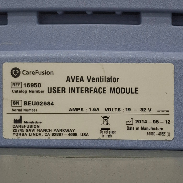CareFusion CareFusion Avea Ventilator Respiratory reLink Medical