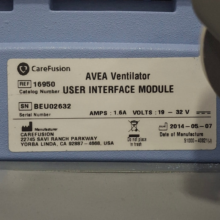 CareFusion CareFusion Avea Ventilator Respiratory reLink Medical