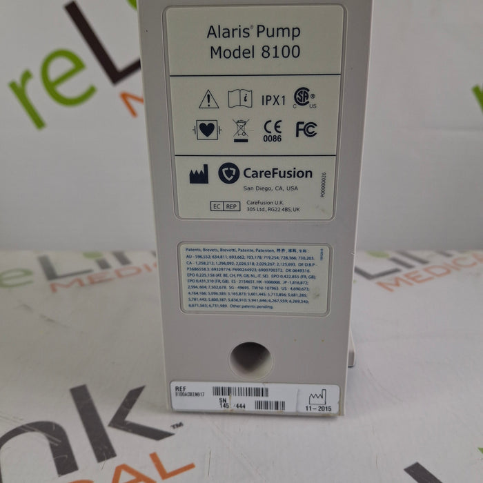 CareFusion CareFusion Alaris 8100 LVP Infusion Pump Module Infusion Pump reLink Medical