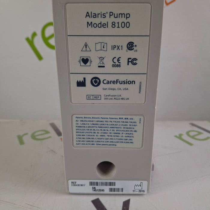 CareFusion CareFusion Alaris 8100 LVP Infusion Pump Module Infusion Pump reLink Medical