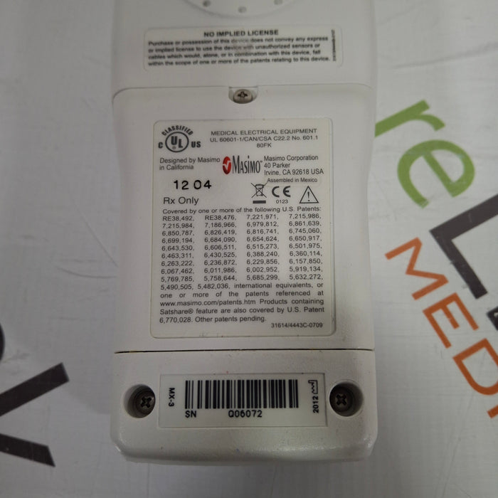 Masimo Radical 7 Pulse Oximeter w/ Base