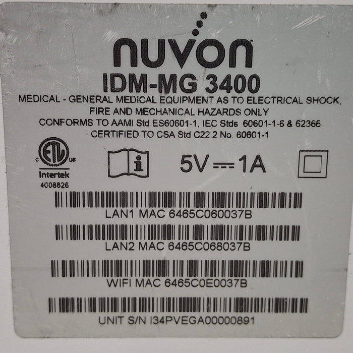 NUVON IDM-MG 3400 Electronic System