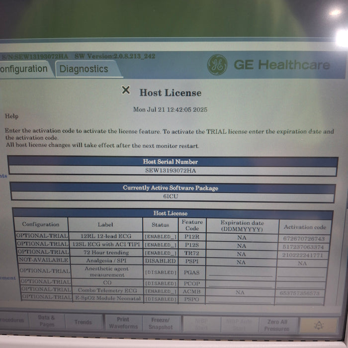 GE Healthcare GE Healthcare Carescape B650 Critical Care Patient Monitor Patient Monitors reLink Medical