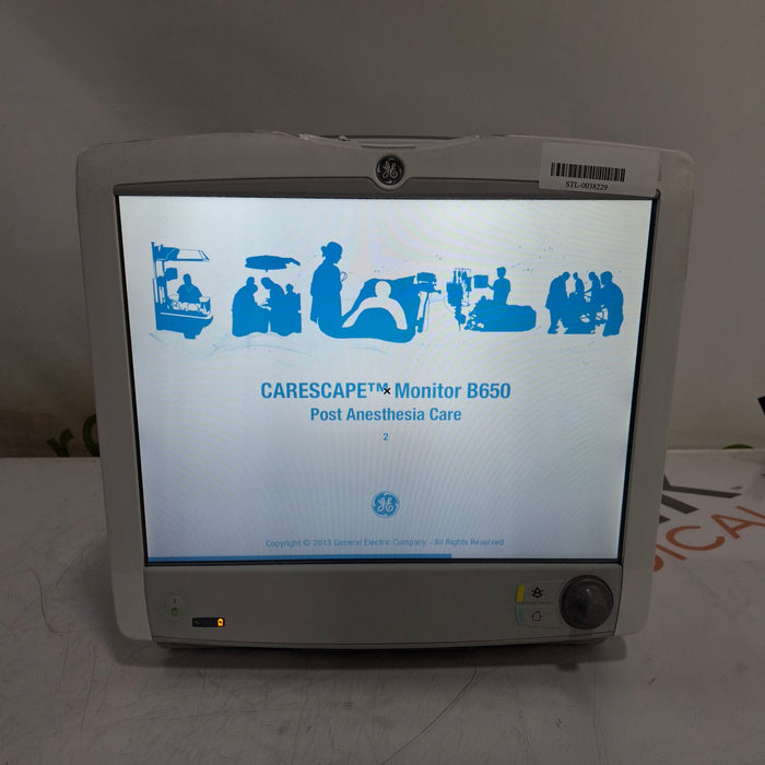 GE Healthcare GE Healthcare Carescape B650 Post Anesthesia Care Patient Monitor Patient Monitors reLink Medical