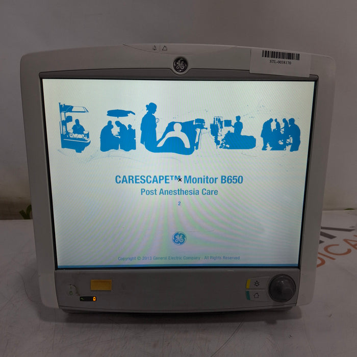 GE Healthcare GE Healthcare Carescape B650 Post Anesthesia Care Patient Monitor Patient Monitors reLink Medical