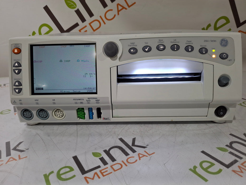 GE Healthcare GE Healthcare Corometrics 250cx Series Model 259cx-c Fetal Monitor Patient Monitors reLink Medical