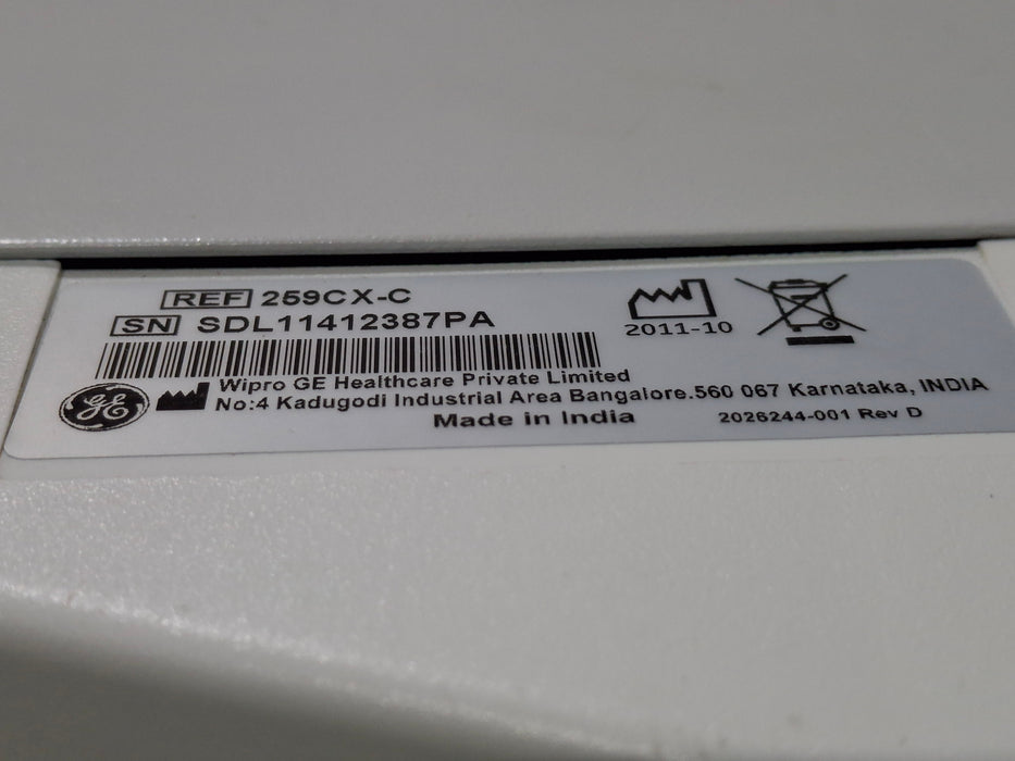 GE Healthcare GE Healthcare Corometrics 250cx Series Model 259cx-c Fetal Monitor Patient Monitors reLink Medical
