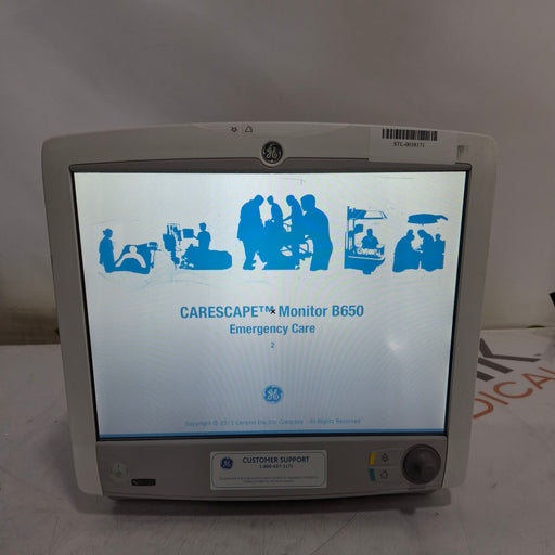 GE Healthcare GE Healthcare Carescape B650 Emergency Care Patient Monitor Patient Monitors reLink Medical