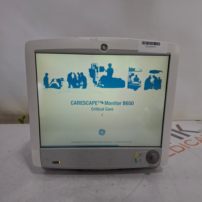 GE Healthcare GE Healthcare Carescape B650 Critical Care Patient Monitor Patient Monitors reLink Medical