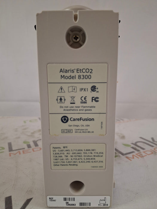 CareFusion CareFusion Alaris 8300 EtCO2 Pump Module Infusion Pump reLink Medical