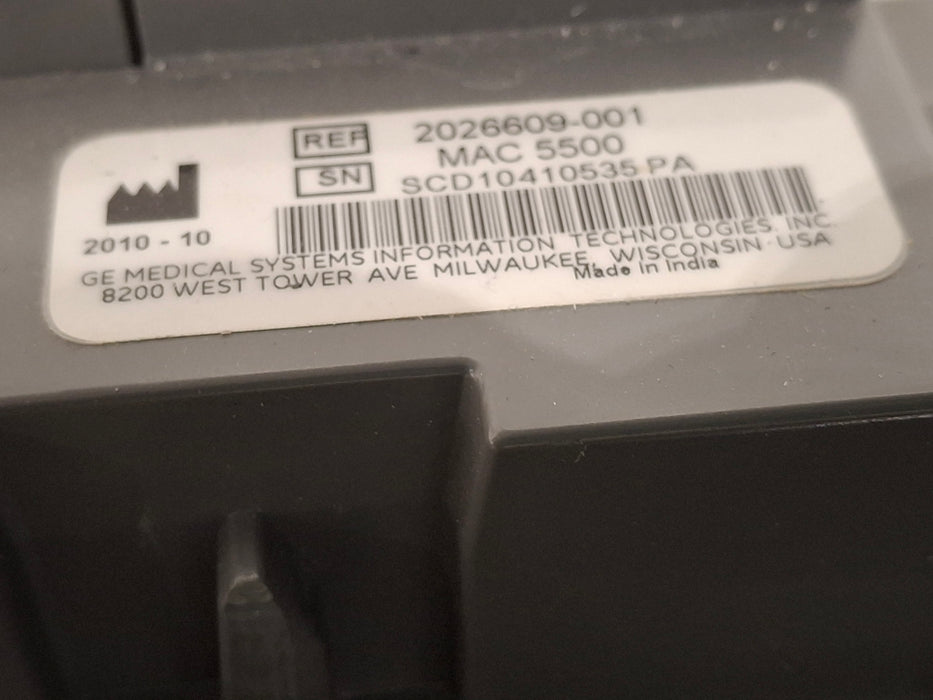 GE Healthcare GE Healthcare MAC 5500 ECG without CAM Module Cardiology reLink Medical