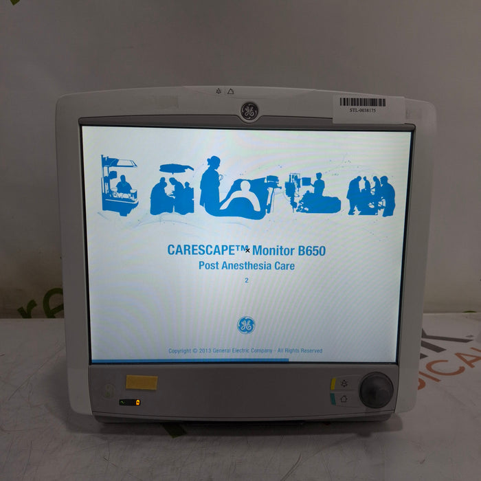 GE Healthcare GE Healthcare Carescape B650 Post Anesthesia Care Patient Monitor Patient Monitors reLink Medical
