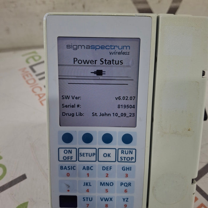 Baxter Sigma Spectrum 6.02.07 without Battery Infusion Pump