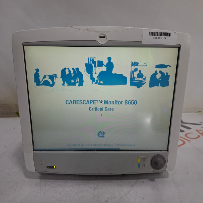 GE Healthcare GE Healthcare Carescape B650 Critical Care Patient Monitor Patient Monitors reLink Medical