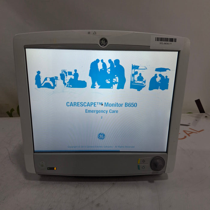GE Healthcare GE Healthcare Carescape B650 Emergency Care Patient Monitor Patient Monitors reLink Medical