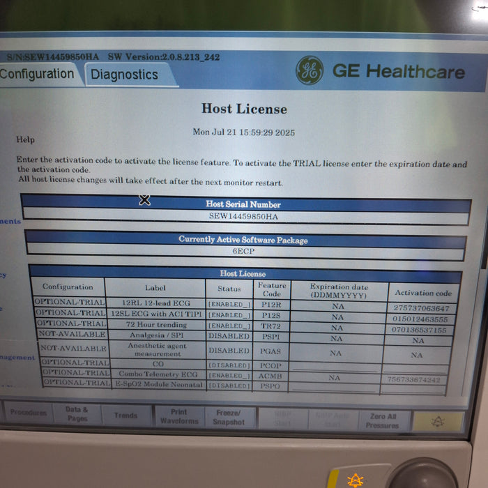 GE Healthcare GE Healthcare Carescape B650 Emergency Care Patient Monitor Patient Monitors reLink Medical