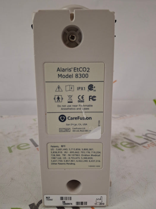 CareFusion CareFusion Alaris 8300 EtCO2 Pump Module Infusion Pump reLink Medical