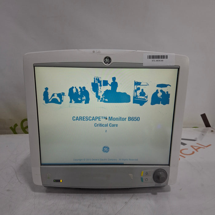 GE Healthcare GE Healthcare Carescape B650 Critical Care Patient Monitor Patient Monitors reLink Medical