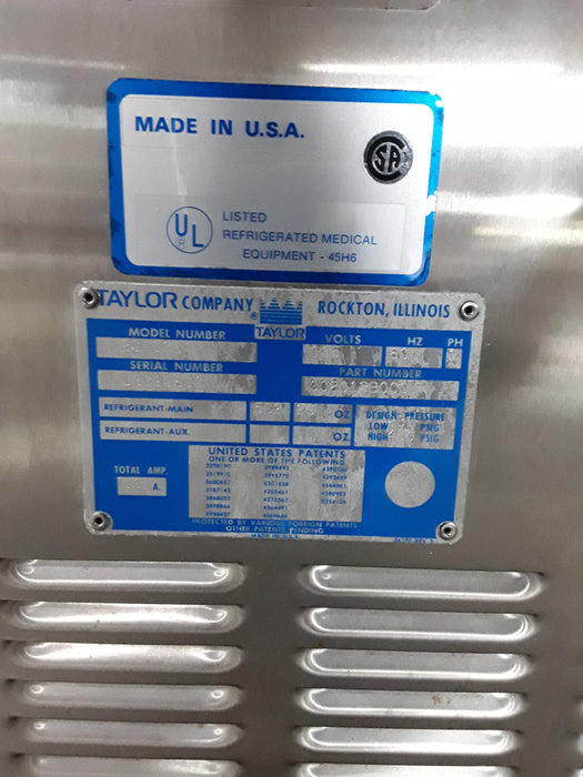 Taylor Company Taylor Company 20-12N Surgical Slush System Perfusion reLink Medical