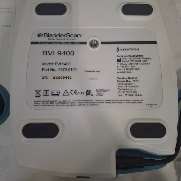 Verathon Medical, Inc BVI 9400 Bladderscan