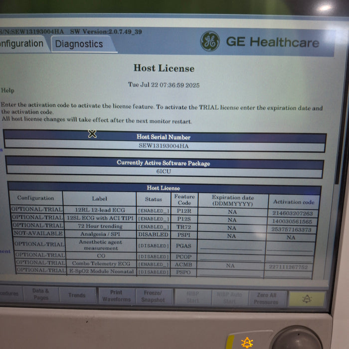 GE Healthcare GE Healthcare Carescape B650 Critical Care Patient Monitor Patient Monitors reLink Medical