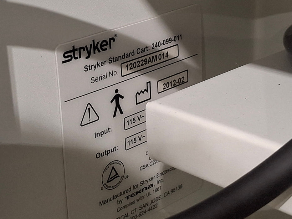 Stryker Stryker 240-099-011 Standard Cart Medical Furniture reLink Medical