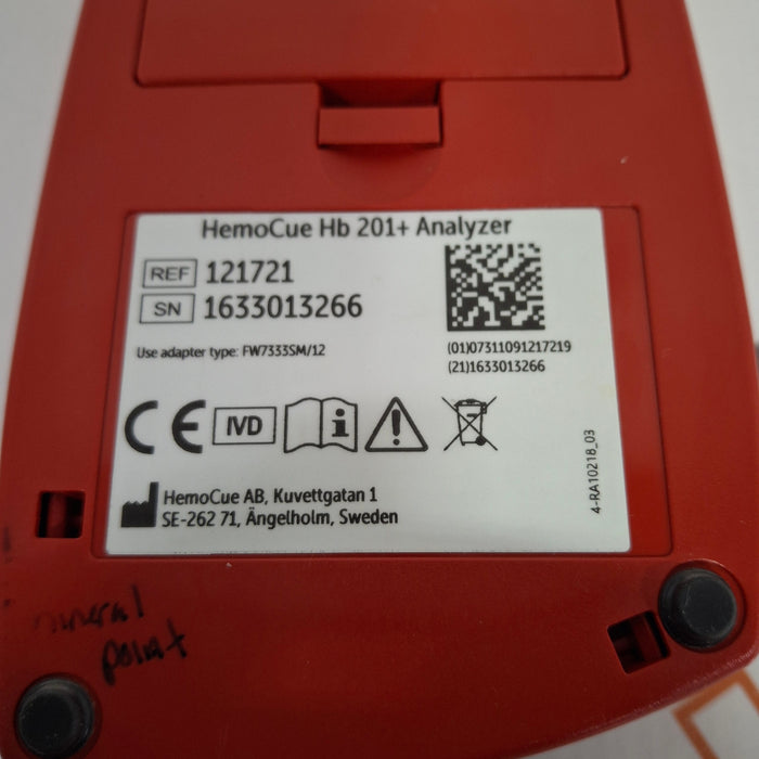 HemoCue HemoCue Hb 201+ Hemoglobin System Analyzer Clinical Lab reLink Medical
