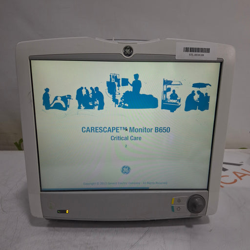 GE Healthcare GE Healthcare Carescape B650 Critical Care Patient Monitor Patient Monitors reLink Medical