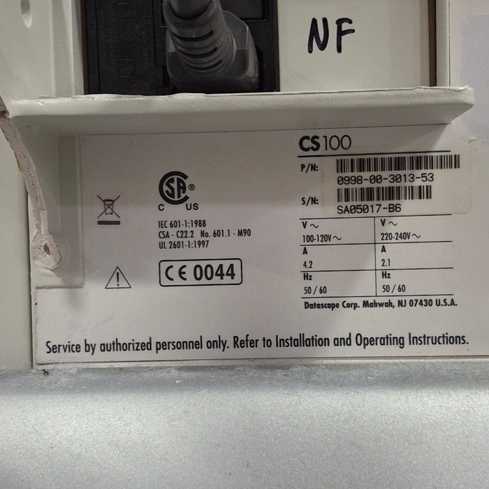 Datascope Datascope CS100 Intra Aortic Balloon Pump Perfusion reLink Medical