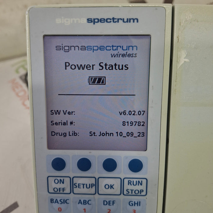 Baxter Baxter Sigma Spectrum 6.02.07 without Battery Infusion Pump Infusion Pump reLink Medical