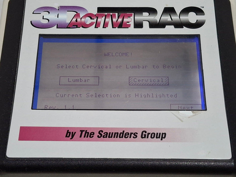Chattanooga Group Saunders 3D Active Trac Cervical Traction System